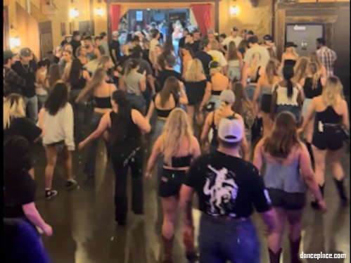 The dance floor at BNS Brewing and Distilling