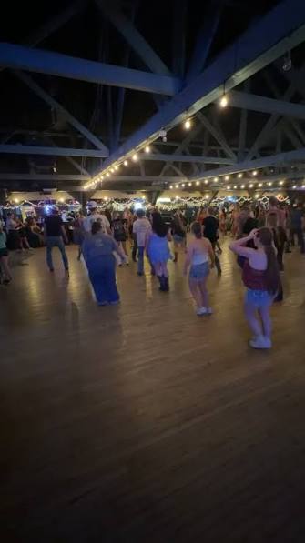 The dance floor at DanceMor Ballroom