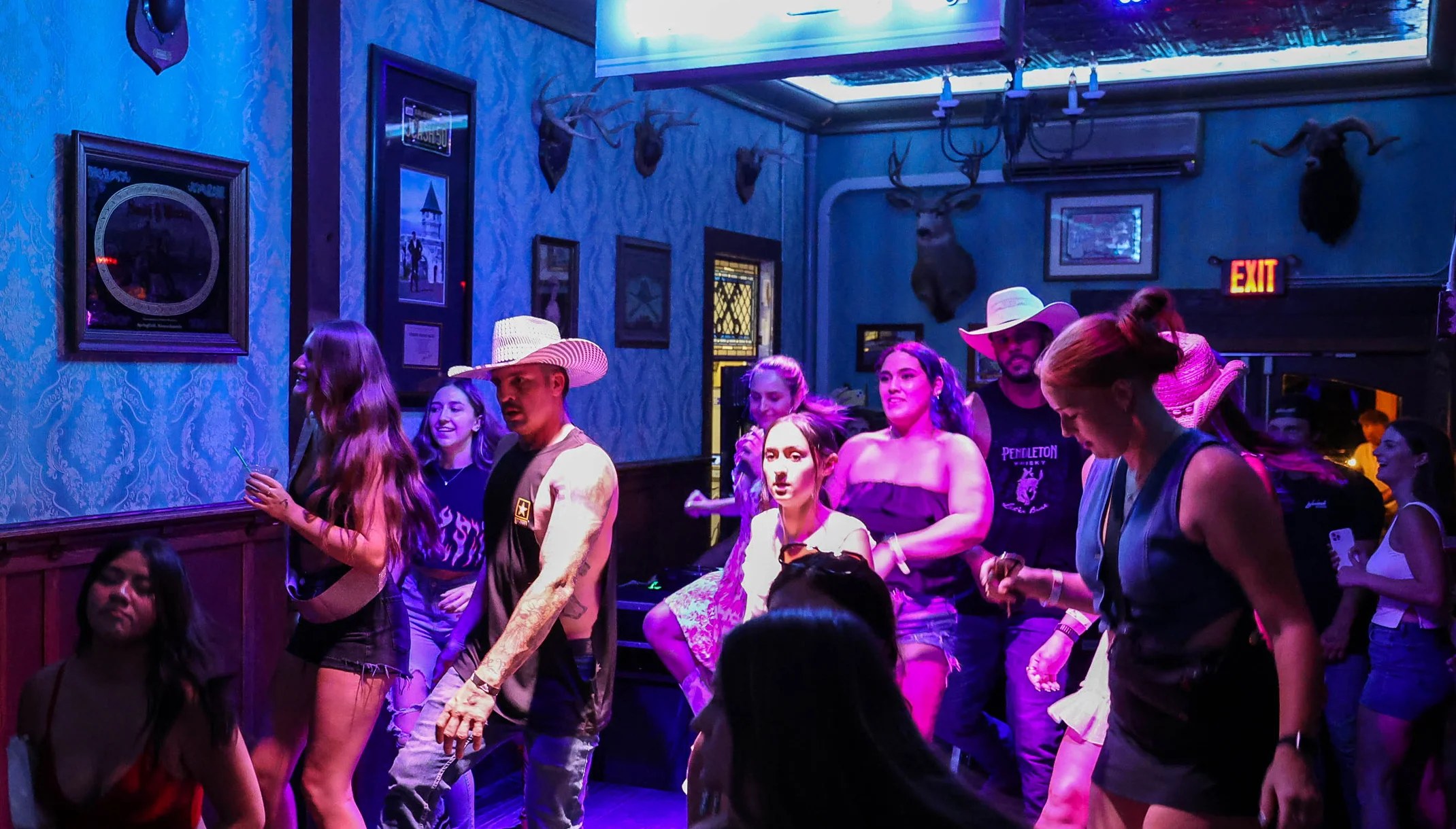 The dance floor at Folsom Hotel