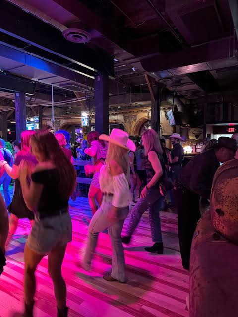 The dance floor at Guitars & Cadillacs