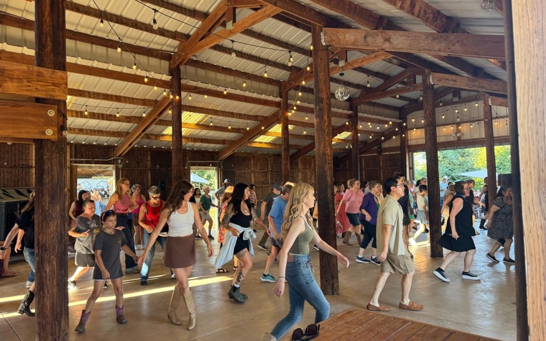 The dance floor at Hooby’s Brewing