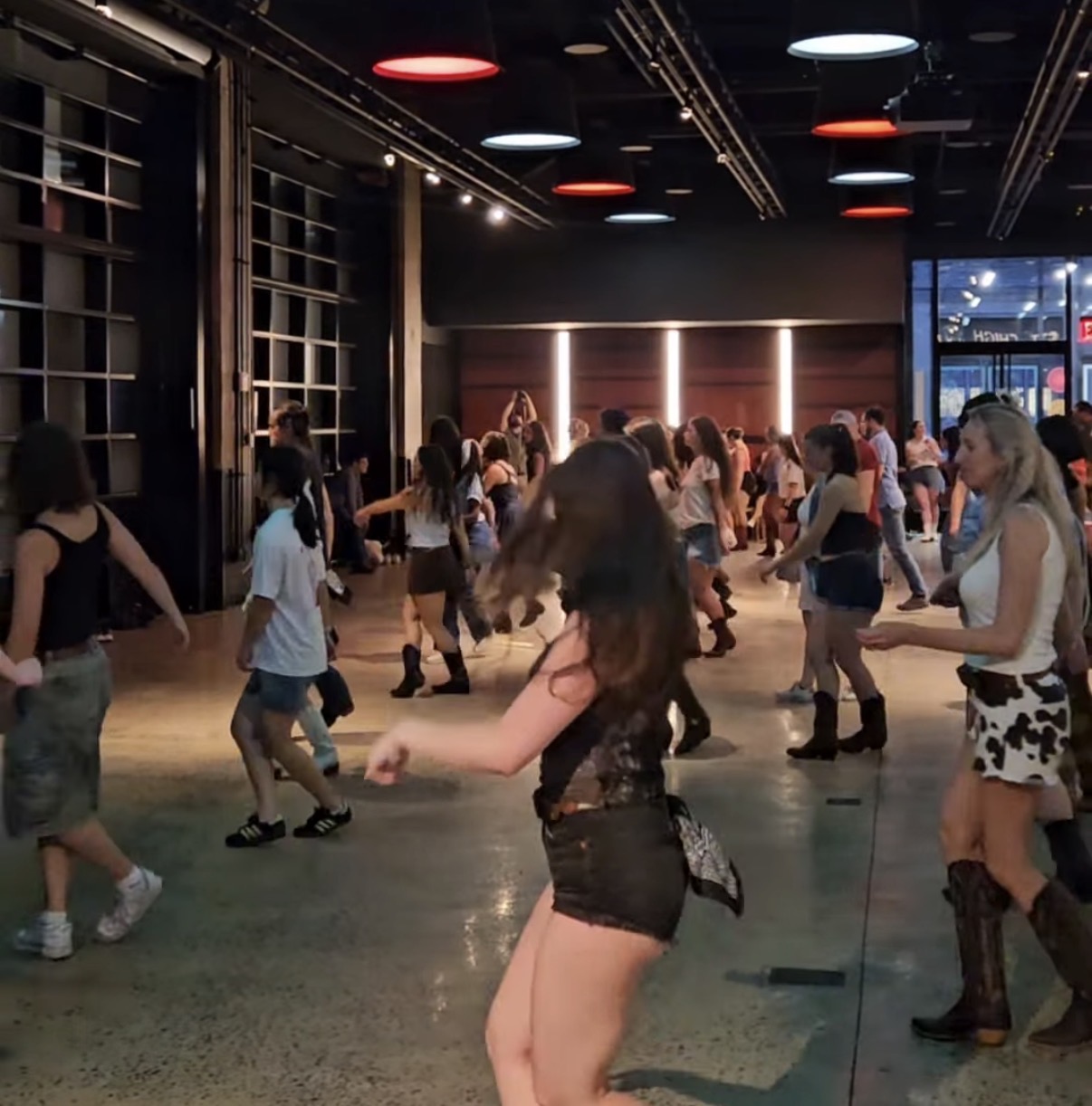 The dance floor at Olly Olly Market