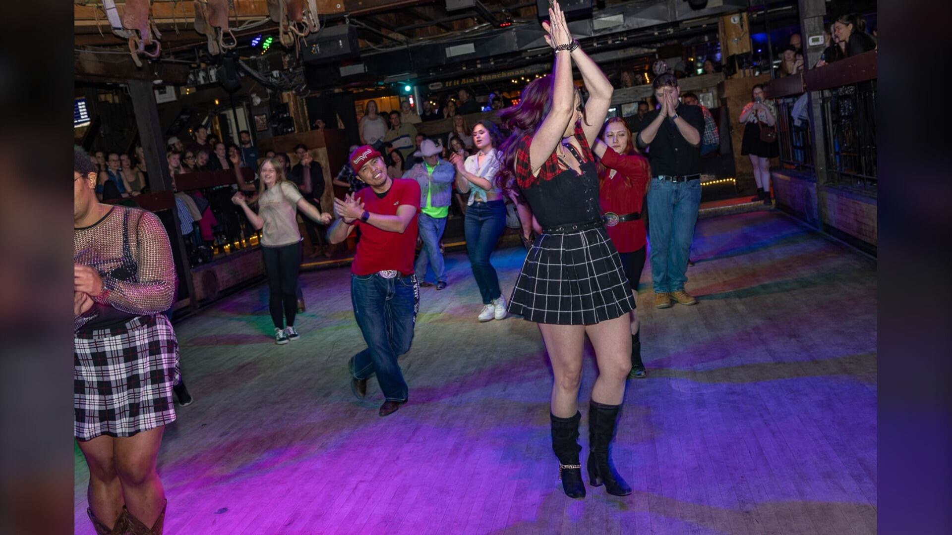 The dance floor at Ranchman's
