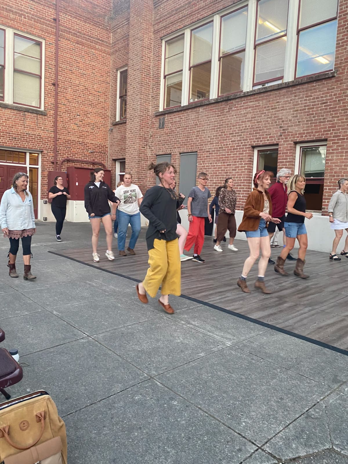 The dance floor at Sonoma Community Center