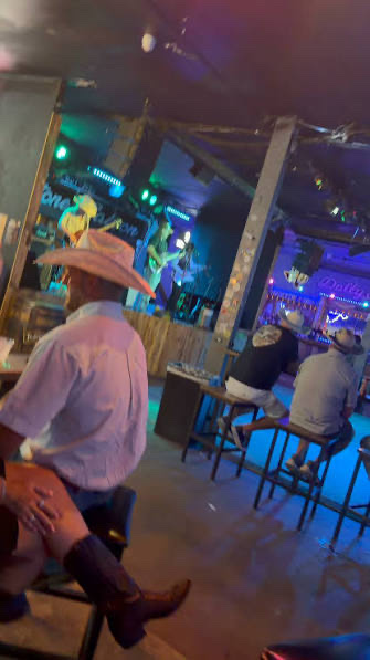 The dance floor at Spur Saloon
