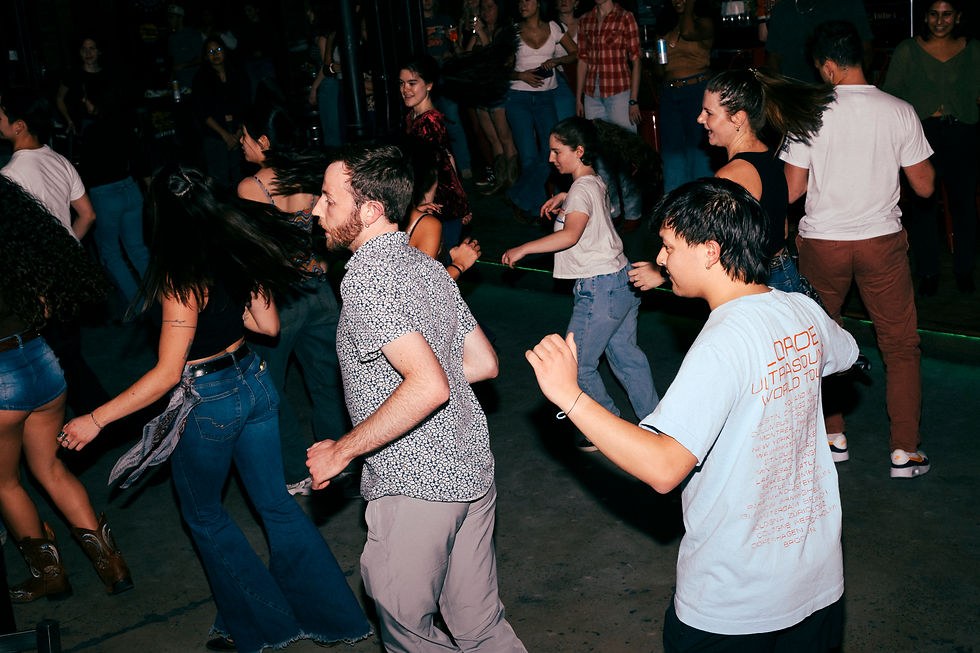 The dance floor at Stolen Saddle in Chicago, IL