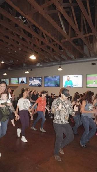 The dance floor at Tony Pepperoni Pizzeria in Escondido, CA