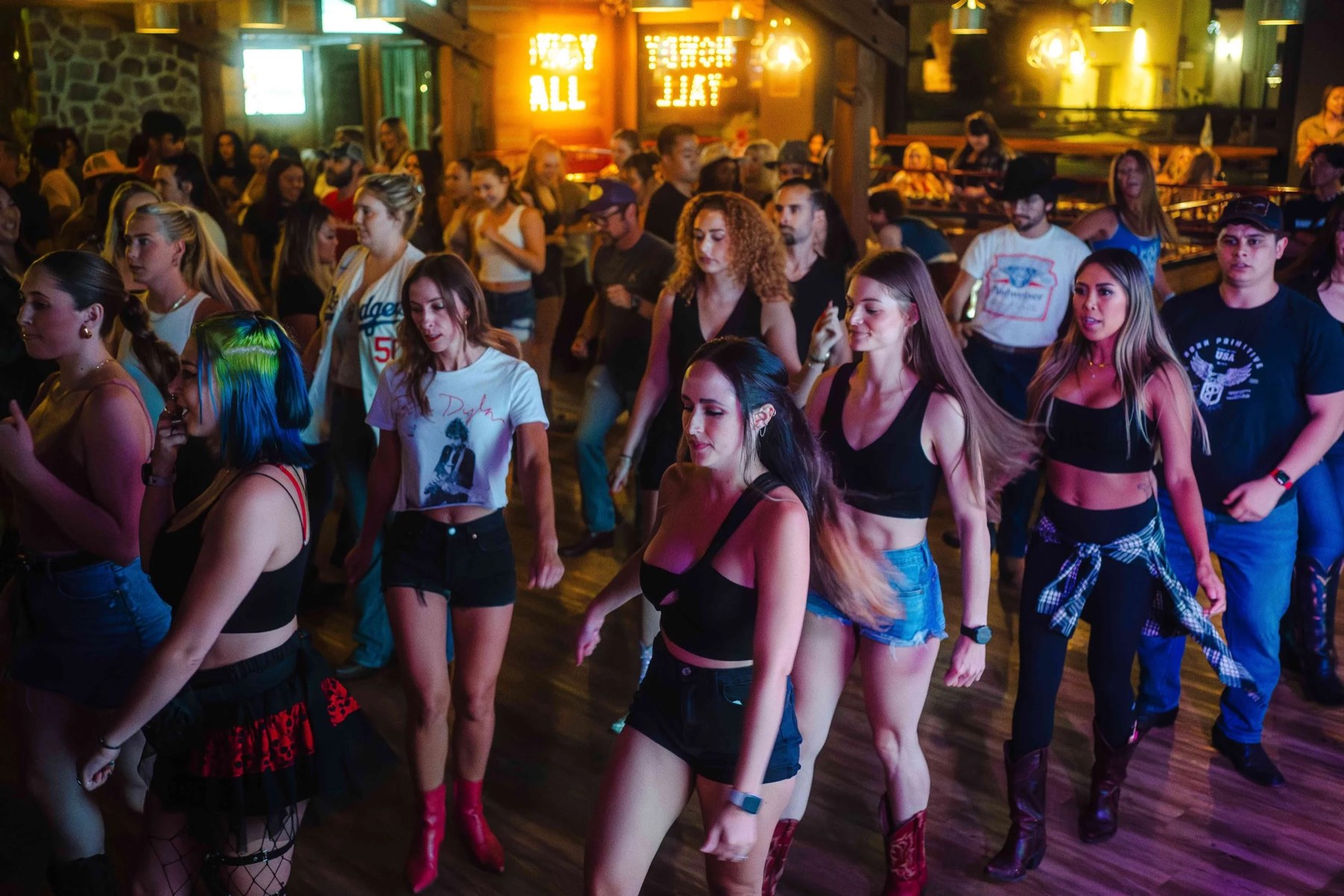 The dance floor at Westwood Coast